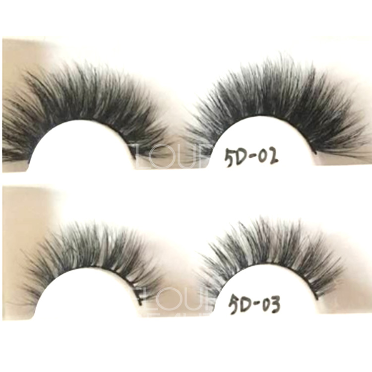 Luxury and fluffy vivid mink 5D eyelashes China factory wholesale EL67